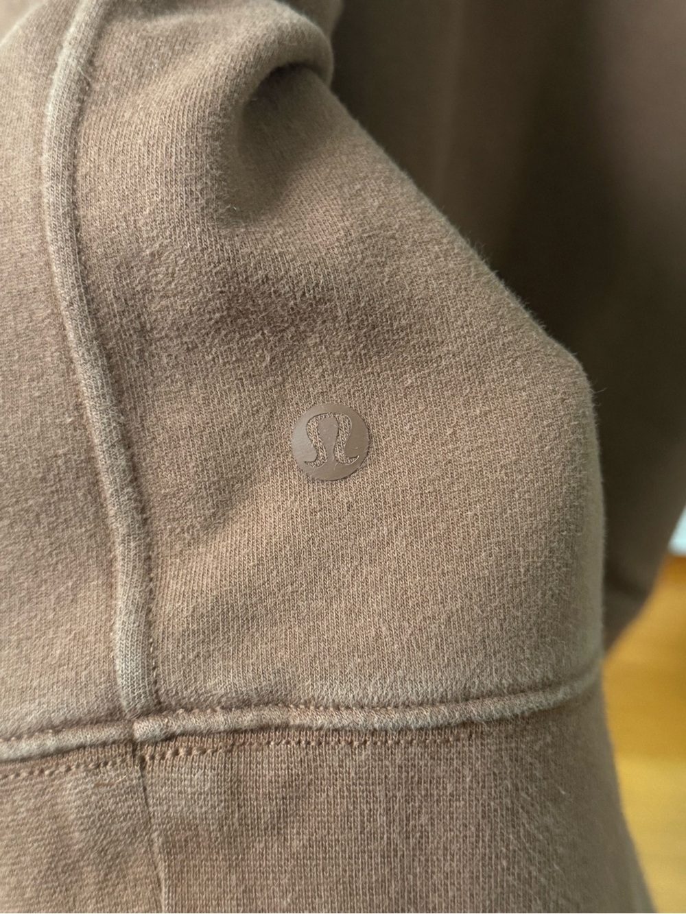 Lululemon Loungeful Crewneck In Roasted Brown View 4